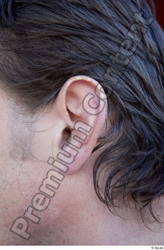 Ear Man White Casual Slim Street photo references